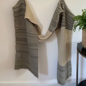 Urban Outfitters large block knit scarf